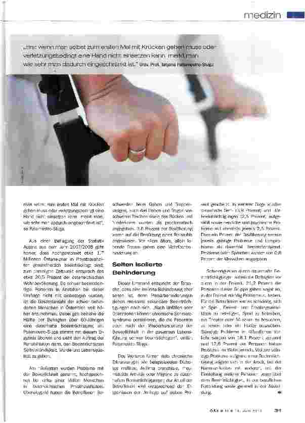 Vorschauseite 2: Behinderung ist nicht gleich Krankheit