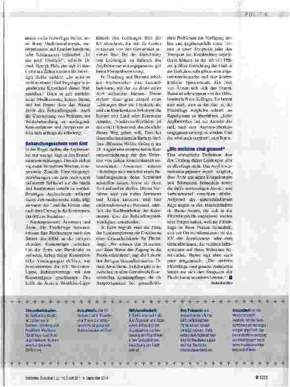 Vorschauseite 2: Viele Ärztinnen und Arzte helfen
