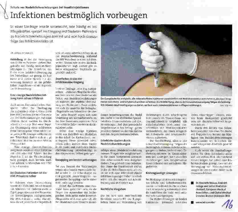 Vorschauseite 1: Infektionen bestmöglich vorbeugen
