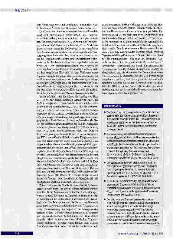 Vorschauseite 6: Ganzkörpeplethysmographen bei auf Asthma bronchiale