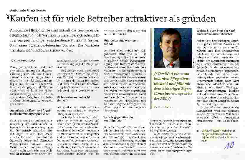 Vorschauseite 1: Kaufen ist für viele Betreiber attraktiver als gründen
