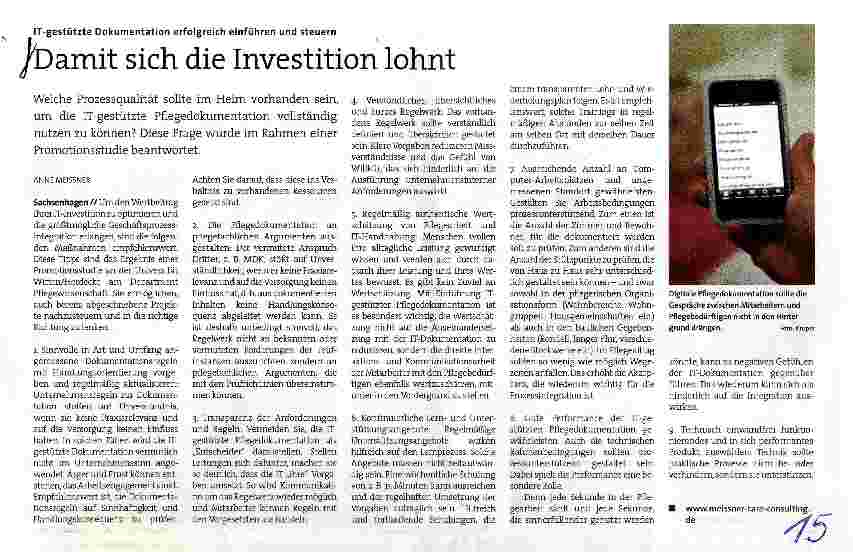 Vorschauseite 1: Damit sich die Investition lohnt