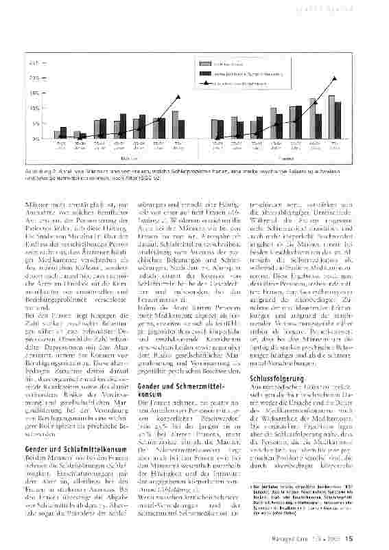 Vorschauseite 3: Gender und der Konsum von Beruhigungs-, Schlafund Schmerzmitteln