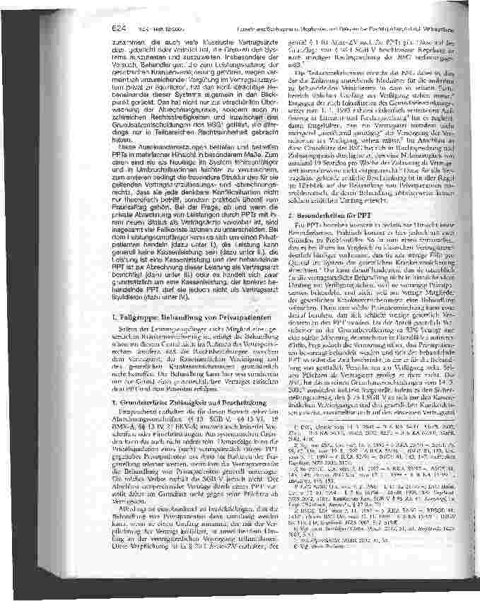 Vorschauseite 2: Möglichkeit und Grenzen der Privatliquidation durch Vertragsärzte am Beispiel psychologischer Psychotherapeuten