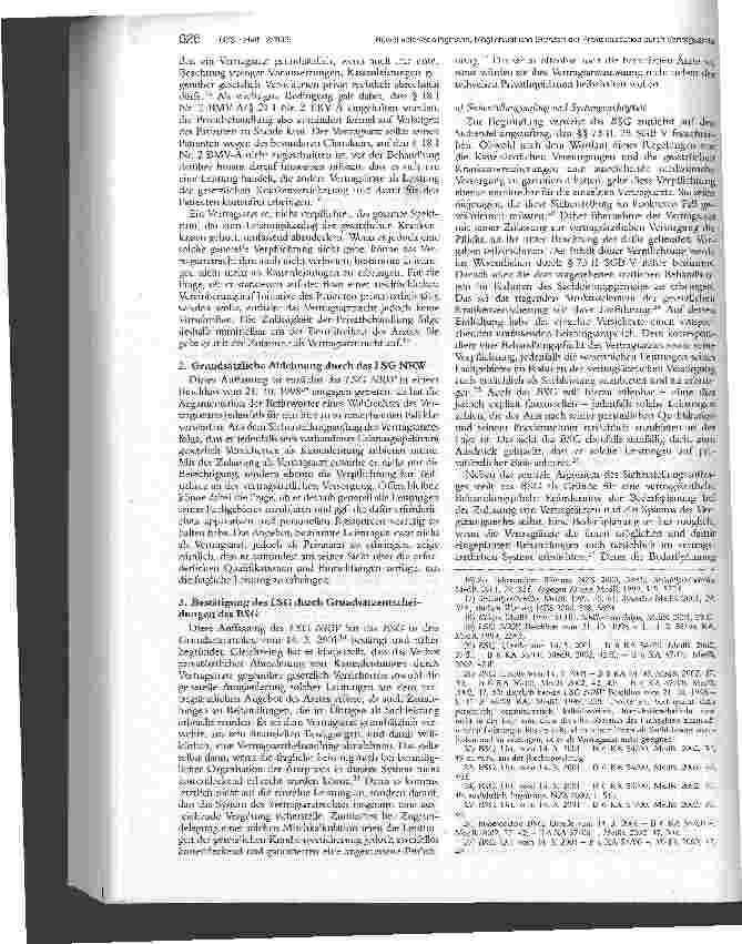 Vorschauseite 4: Möglichkeit und Grenzen der Privatliquidation durch Vertragsärzte am Beispiel psychologischer Psychotherapeuten