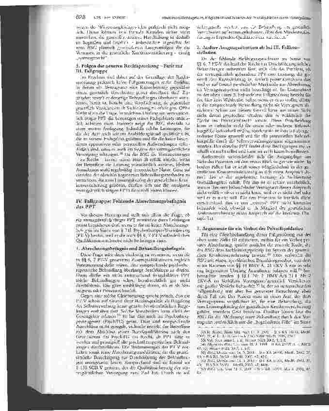 Vorschauseite 6: Möglichkeit und Grenzen der Privatliquidation durch Vertragsärzte am Beispiel psychologischer Psychotherapeuten