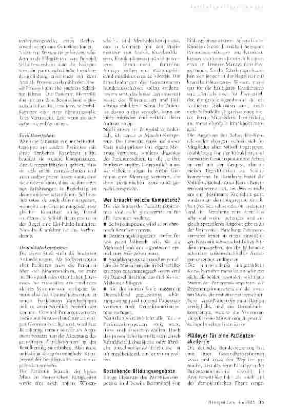 Vorschauseite 2: Kompetente Patienten