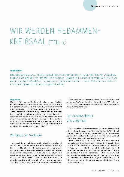 Vorschauseite 1: Wir werden Hebammen-Kreißsaal (Teil 5)