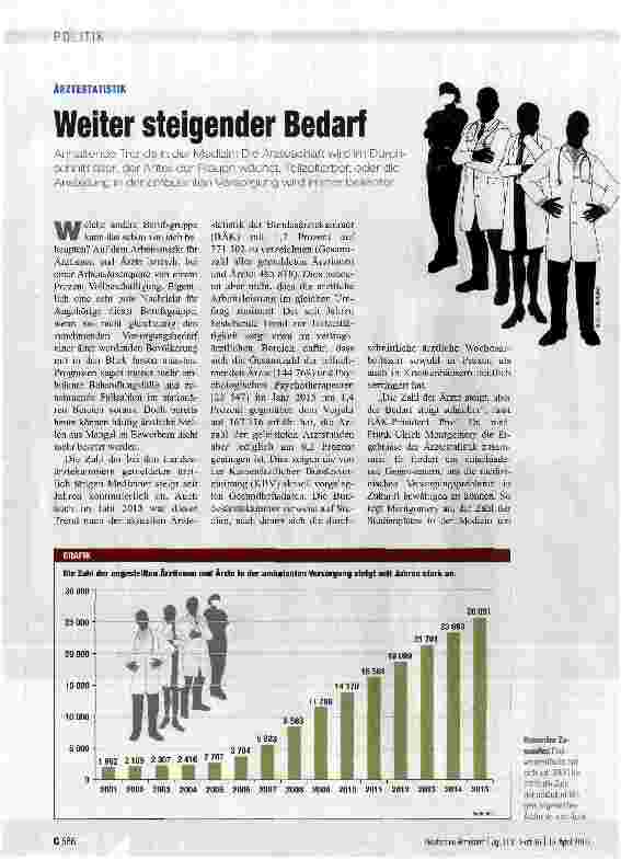 Vorschauseite 1: Weiter steigender Bedarf