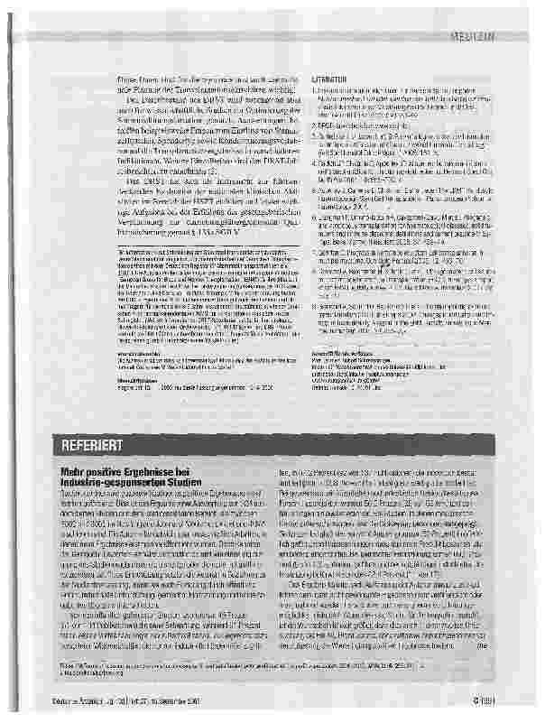 Vorschauseite 6: Entwicklungen in der hämatopoetischen Stammzelltransplantation