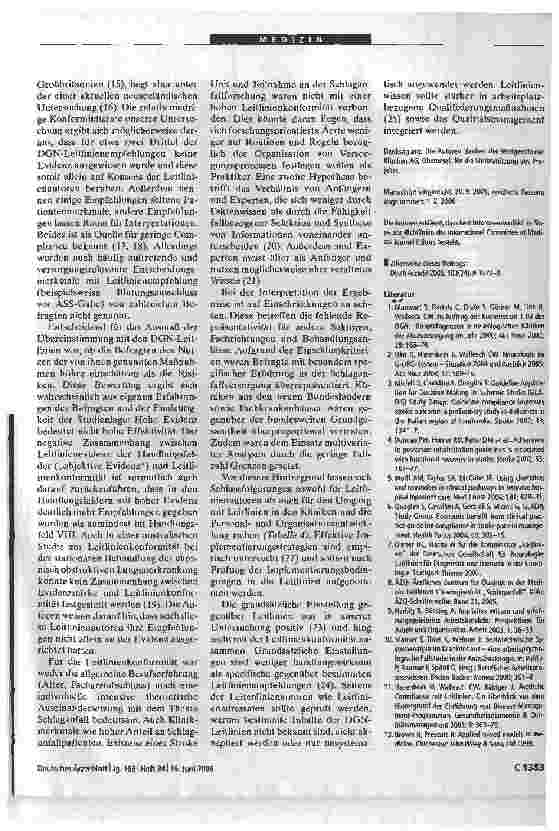 Vorschauseite 5: Leitlinienkonformes Praxiswissen am Beispiel Schlaganfall