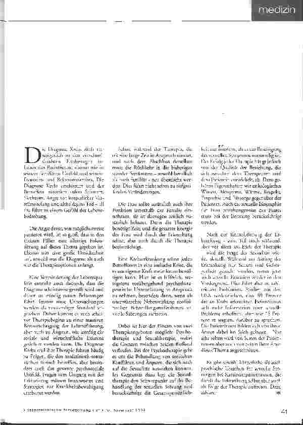Vorschauseite 2: Sex nach Krebs