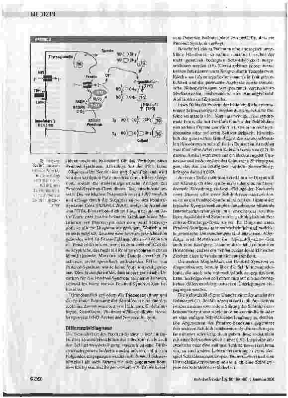 Vorschauseite 5: Angeborene Schwerhörigkeit und Struma: Pendred-Syndrom