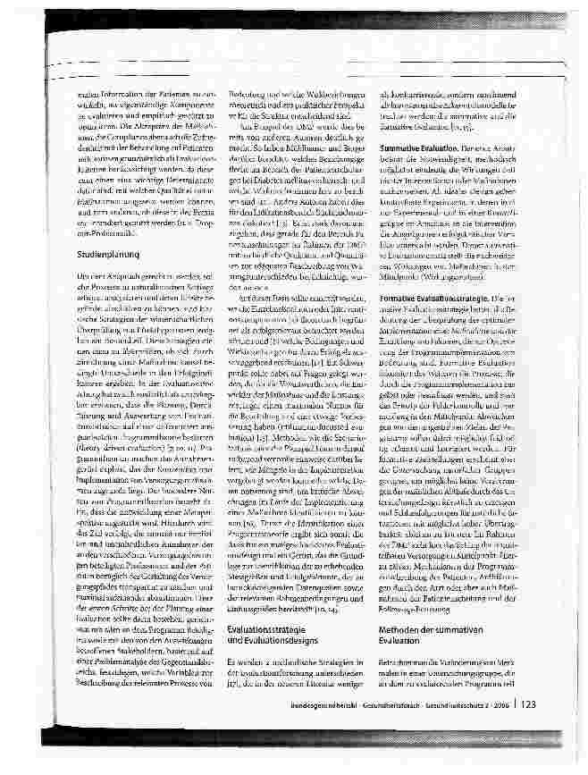 Vorschauseite 4: Methodische Ansätze in der VersorgungsforschungDas Beispiel Evaluation der Disease-Management-Programme