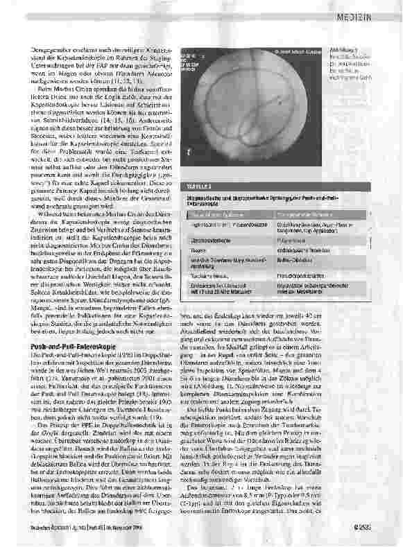 Vorschauseite 3: Dünndarmendoskopie - Innovationen in Diagnostik und Therapie