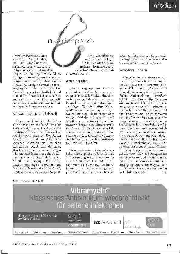 Vorschauseite 2: Erbrechen