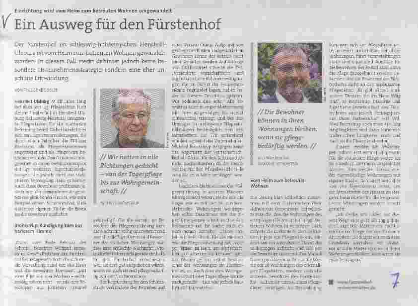 Vorschauseite 1: Ein Ausweg für den Fürstenhof