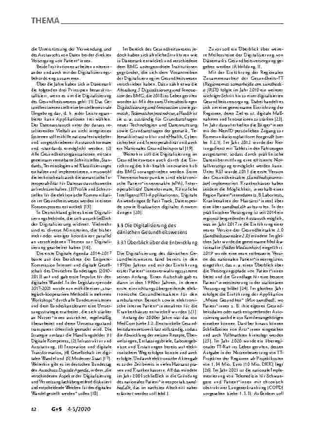 Vorschauseite 4: Wie digitalisiert ist die Gesundheitsversorgung in Dänemark im Vergleich zu Deutschland?