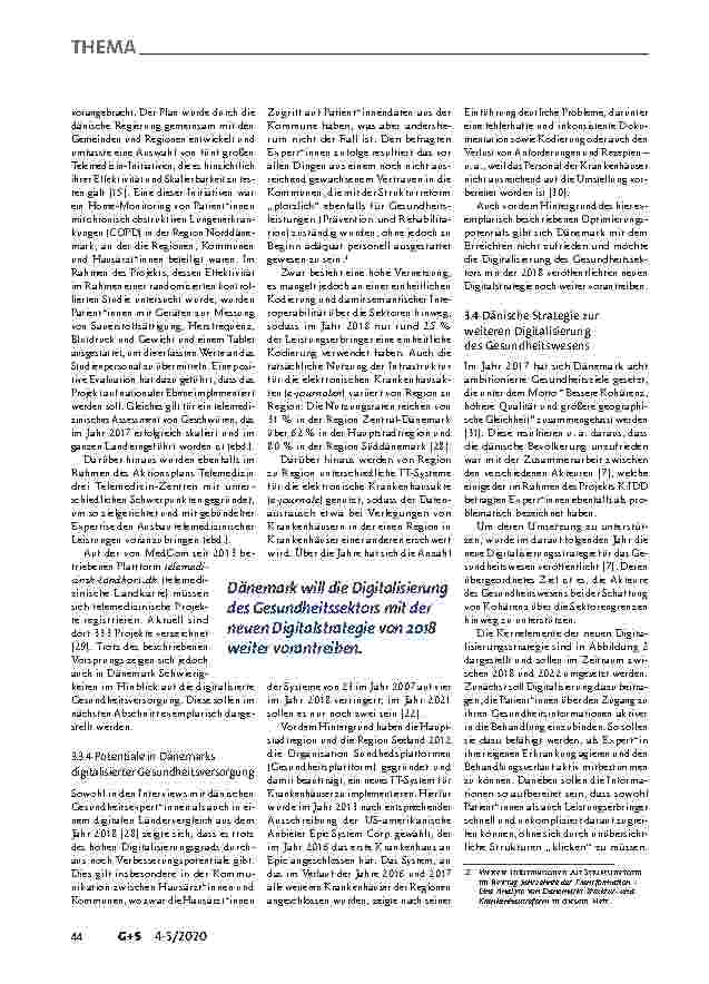 Vorschauseite 6: Wie digitalisiert ist die Gesundheitsversorgung in Dänemark im Vergleich zu Deutschland?