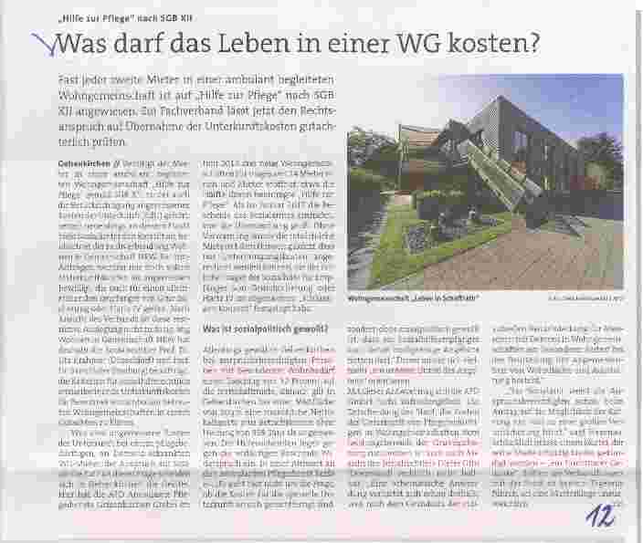 Vorschauseite 1: Was darf das Leben in einer WG kosten?