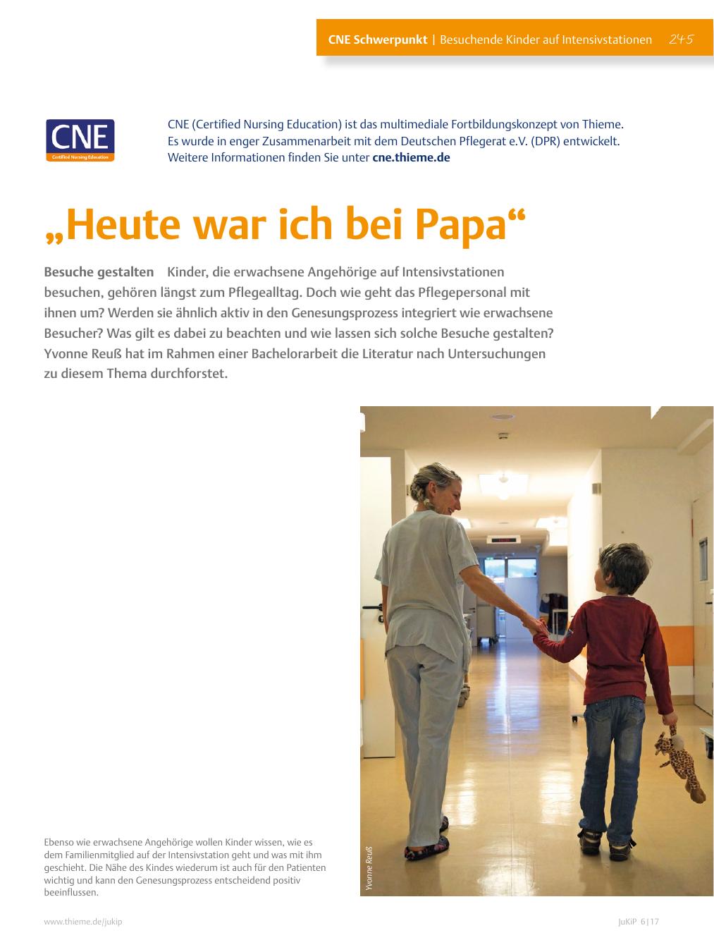 Vorschauseite 1: „Heute war ich bei Papa“