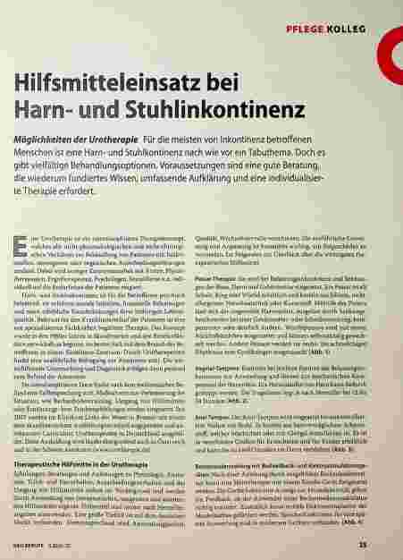 Vorschauseite 1: Hilfsmiteleinsatz bei Harnund Stuhlinkontinenz