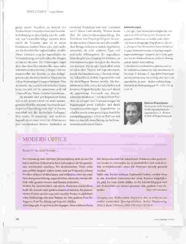 Vorschauseite 4: Probleme und Politik auf der Straße ansprechen