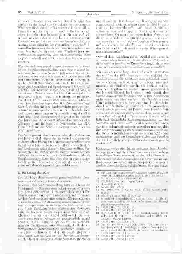 Vorschauseite 2: Umgang mit lebensmittelrechtlichen Streitigkeiten nach ,,Hot Sox & Co.