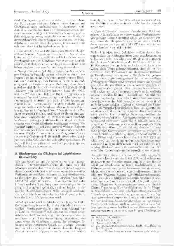 Vorschauseite 5: Umgang mit lebensmittelrechtlichen Streitigkeiten nach ,,Hot Sox & Co.