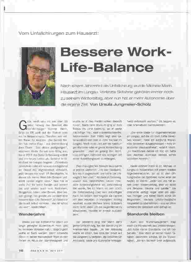 Vorschauseite 1: Bessere Work- Life-Balance