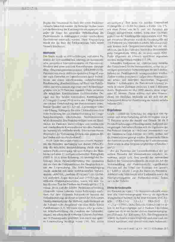 Vorschauseite 2: Schmerzempfinden bei der Kanülierung von Venen