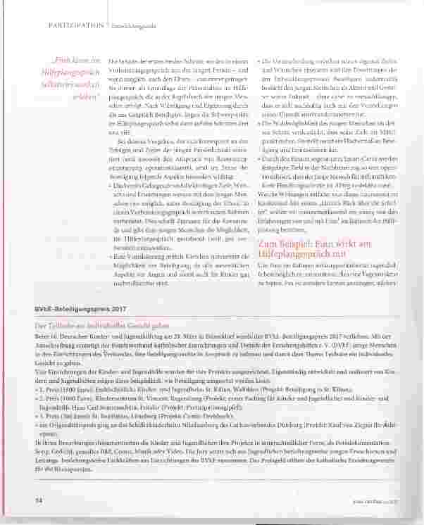 Vorschauseite 2: Beteilige mich, und ich werde verstehen -junge Menschen gestalten ihre Entwicklung