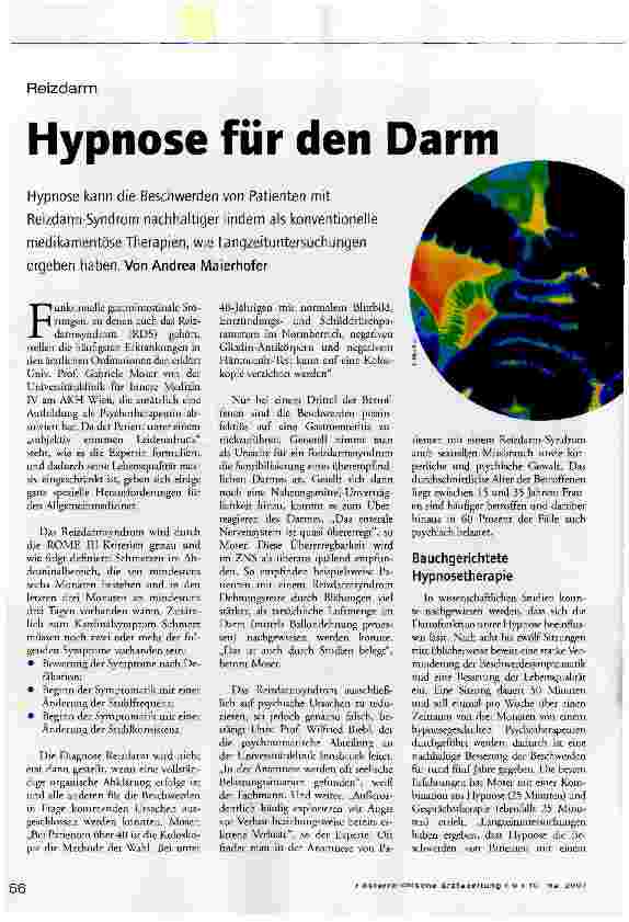 Vorschauseite 1: Hypnose für den Darm