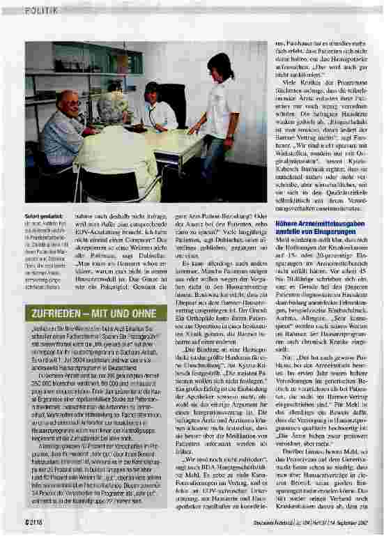 Vorschauseite 3: Von Meilensteinen und Lieschen-Müller-Medizin