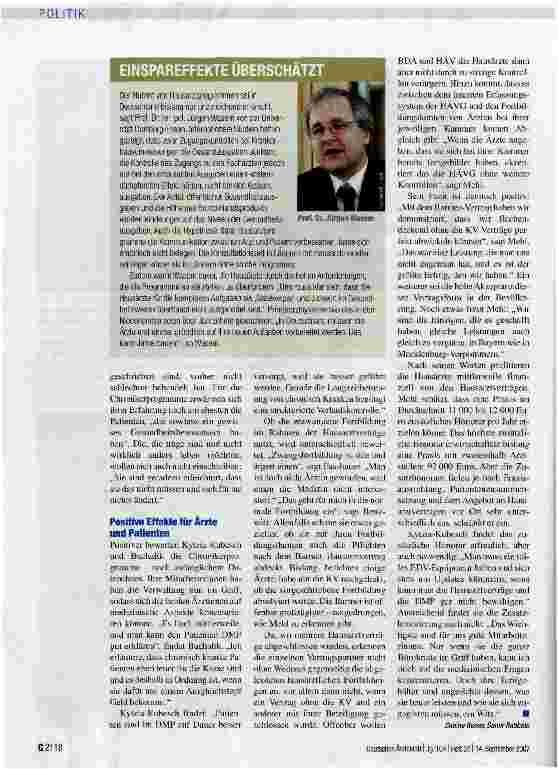 Vorschauseite 5: Von Meilensteinen und Lieschen-Müller-Medizin
