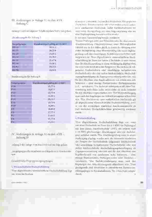 Vorschauseite 5: Änderung des § 23 AVR, lineare Erhöhung, Entgeltordnung, Fahrdienste, KZVKBeschlüsse der Bundeskommission 4/2016 vom 8. Dezember 2016 in Köln