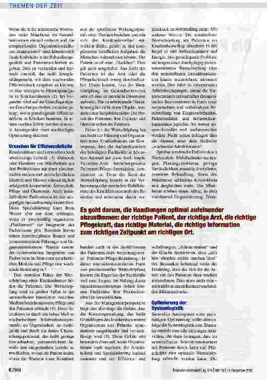 Vorschauseite 2: Die Prozessqualität ist die Grundlage