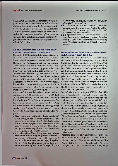 Vorschauseite 2: Automatische Substitution von biologischen Fertigarzneimitteln in onkologischen parenteralen Zubereitungen vor dem Start.