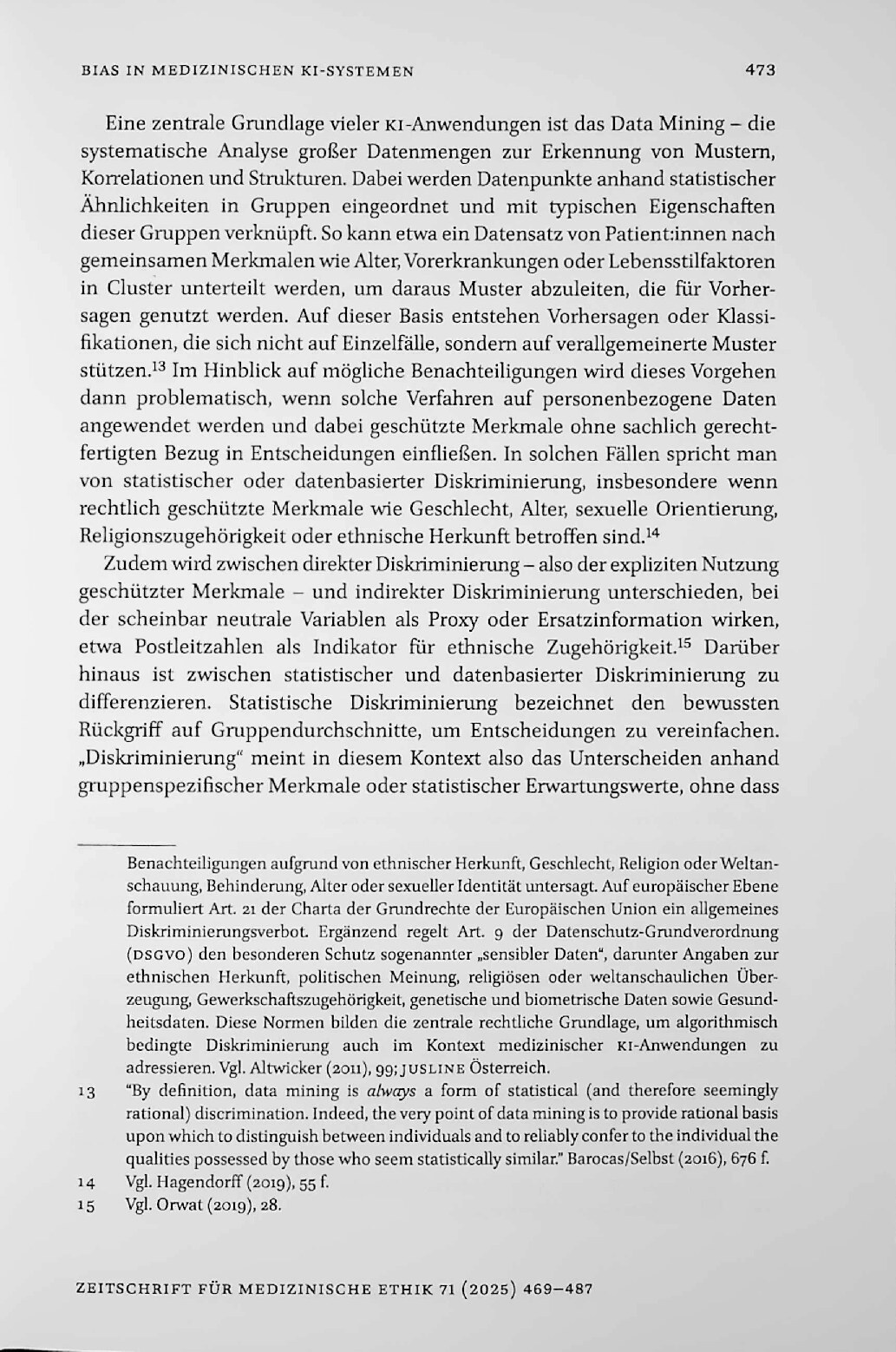 Vorschauseite 5: Bias in medizinischen KI-Systemen: Entstehung, Risiken und medizinethische Perspektiven