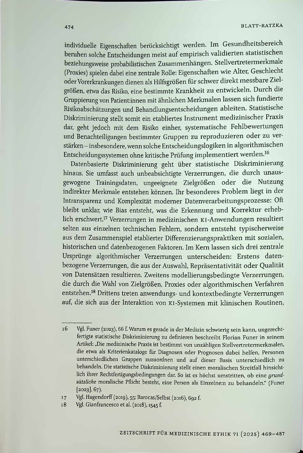Vorschauseite 6: Bias in medizinischen KI-Systemen: Entstehung, Risiken und medizinethische Perspektiven