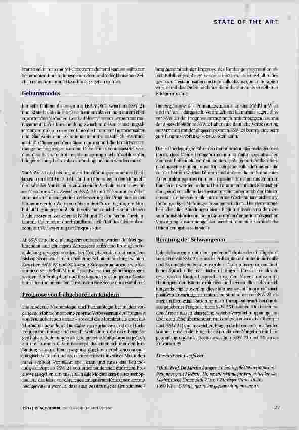 Vorschauseite 4: Frühgeburt und intrauterine Infektionen