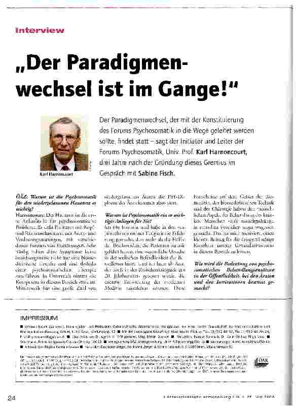 Vorschauseite 1: Der Paradigmenwechsel ist im Gange!