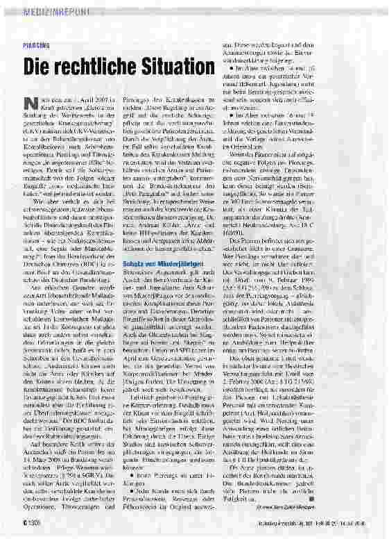 Vorschauseite 1: Die rechtliche Situation
