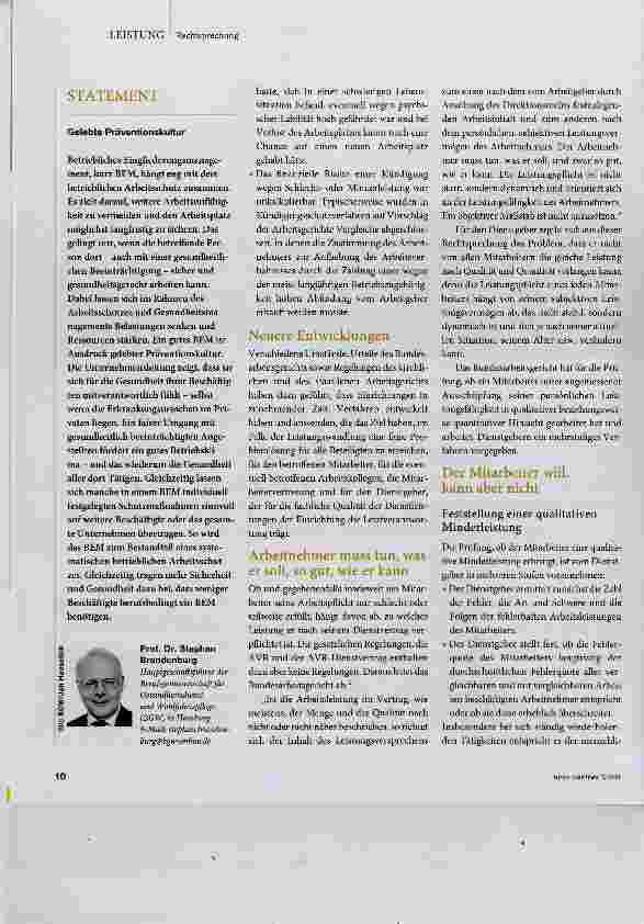 Vorschauseite 2: Leistungswandlung arbeitsrechtliches Tabu oder Chance?