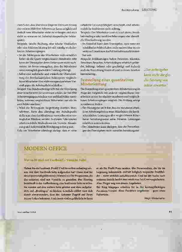 Vorschauseite 3: Leistungswandlung arbeitsrechtliches Tabu oder Chance?