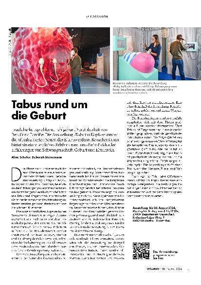 Vorschauseite 1: Tabus rund um die Geburt