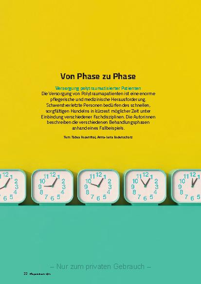 Vorschauseite 1: Von Phase zu Phase: Versorgung polytraumatisierter Patienten