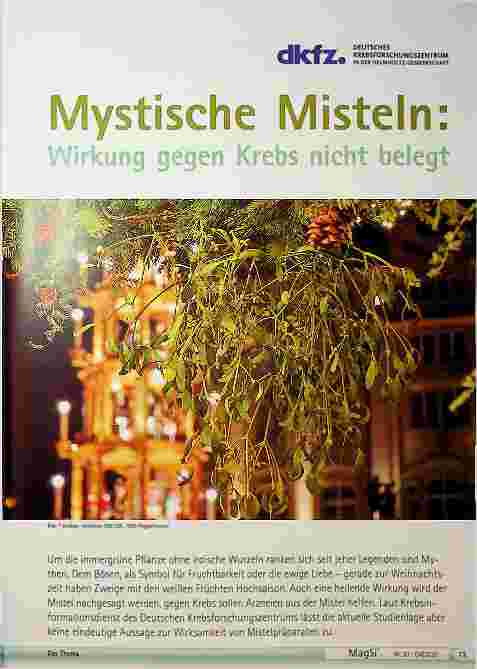 Vorschauseite 1: Mystische Möhre: Wirkung gegen Krebs nicht belegt