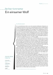Vorschauseite 2: Ein einsamer Wolf