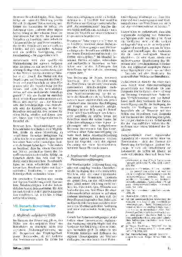 Vorschauseite 5: Auslegung von Patientenverfügungenzugleich eine Betrachtung des Gesetzentwurfs von Stünker et al.